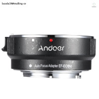 ราคา Andoer อะแดปเตอร์การติดตั้งเลนส์ EF EOSM รองรับเลนส์ซีรีย์ Canon Ef EF S ไปจนถึง EOS M EF M M2ตัว M10 M3รองรับระบบป้องกันภาพสั่นไหวด้วย (22063560412)