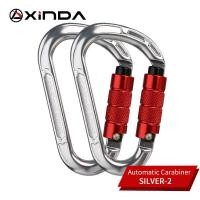 ราคา XINDA Rock Climbing Carabiner Pear Shape Buckle 25KN ความปลอดภัยล็อคอัตโนมัติ Spring Loaded Gate อลูมิเนียม H Carabiner ชุดกลางแจ้ง (16098433270)