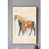 ราคา รูปภาพตกแต่งบ้าน ภาพวาดมงคล รูปม้า ภาพวาดผ้าใบ ภาพวาดติดผนัง แต่งห้อง (21714336623)