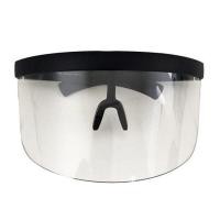 ราคา หน้ากาก Face Shield แว่นกันแดด ครอบหน้า ดารา ทรงใหม่ กันUV400 เฟสชิลด์ แข็งแรง หนา ใช้ซ้ำได้ ทับแว่นได้ เฟสชิล (16008005886)