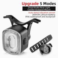 ราคา ROCKBROS จักรยานด้านหลัง Light Smart Auto เบรค Sensing Usb ขี่จักรยาน IPX6 LED ไฟท้าย MTB ชาร์จจักรยานโคมไฟขี่จักรยานอุปกรณ์เสริม (13684798610)