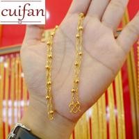 ราคา สร้อยอิตาลี ทองคำแท้ 18K AU750 โอนสร้อยคอคลื่นน้ําลูกปัด สินคเก็บเงินปลายทางได้ (22682010466)
