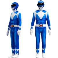 ราคา Kids Adult Power Rangers Costume Cosplay Jumpsuit Superhero Cosplay (21818396994)