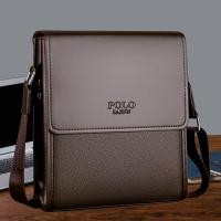 ราคา New Polo Mens Horizontal Single Shoulder ลำลอง กระเป๋าสะพายข้างธุรกิจ เรียบง่าย กระเป๋าเอกสารสําหรับเดินทางทํางานสํานักงาน หนัง กระเป๋า (14993804134)