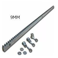 ราคา รางเฟืองสะพานเหล็ก มอเตอร์ประตูรีโมทยาว 1 เมตร1 เส้น หนา 8มิล พร้อมบูชน๊อต3ตัว เฟืองสะพานประตู ใช้กับมอเตอร์ประตูทุกรุ่นได้ (23122223540)