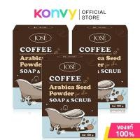 ราคา JOSE Coffee Soap Scrub 100g x 3pcs สบู่สครับกาแฟอาราบิก้าแท้บดละเอียด (22801635999)