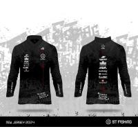 ราคา เสื้อ ST Fishing Jersey 2024 แก๊งเสื้อดำ Men in black (21946235465)