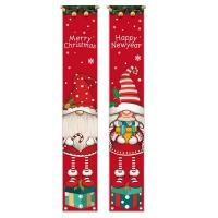 ราคา Christmas Door Banner Christmas Decorations Porch Signs Christmas Hanging Welcome Banner Sign Decor (22548145753)