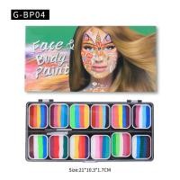 ราคา สีเรืองแสง บอดี้เพ้นท์ รับไว1 2วัน สีนีออน สีสะท้อนแสง สีทาตัวเรืองแสง เรืองแสงในไฟแบล็คไลท์ 12 สี (22192633049)