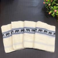 ราคา ผ้าขาวม้าวัวลานลายช้าง สีพื้น ทอมือ ทางร้านคละสีช้าง ให้นะคะ สอบถามสีก่อนได้ค่ะ (22593360333)