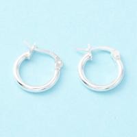 ราคา ก้านต่างหูแบบห่วง Chunky Small Huggie Hoop เงินแท้ 925 Sterling Silver ขนาด 14x13x2mm Pin 0 5x1mm จำนวน 1 คู่ (19688923477)