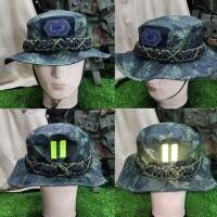 ราคา หมวกปีก หมวกปีกติดตุ๊กแกถักเชือกพาราคอต หมวกทหารดิจิตอลทบ (21904411659)