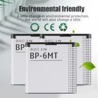 ราคา แบตเตอรี่แท้ สำหรับ BP 6MT Nokia N81 N82 N81 8G E51 E51i 6720 6720C แบตเตอรี่โทรศัพท์ N82 8G ความจุ3 7V 1050mAh ส่งตรงในไทย (22101487472)