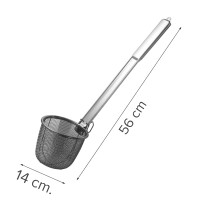 ราคา ตะกร้อลวกเส้น กระชอนลวกเส้น ที่ลวกก๋วยเตี๋ยว ที่ลวกเส้น กระชอนลวกก๋วยเตี๋ยว ตะกร้อลวกเส้น กระชอนสแตนเลสที่ลวกเส้นถูกๆ กระชอนลวกอาหาร คุณภาพดี ด้ามจับไม้ ไม่ร้อน ไม่ลวกมือ ปลอดภัย (22044915371)