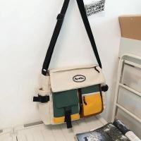 ราคา กระเป๋าสะพายข้าง กระเป๋าสะพายผู้ชาย แบรนด์อินเทรนด์ญี่ปุ่น ลำลอง สตรีทแฟชั่น ฮิปฮอปกีฬา (22606181890)