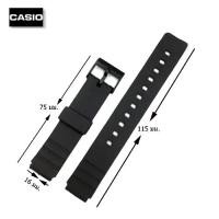 ราคา Velashop สายนาฬิกา สายยางเรซิ่นสีดำคุณภาพดี หัวสแตนเลส สำหรับนาฬิกาข้อมือคาสิโอ CASIO รุ่น MQ 24 MQ 71 MQ 76 MQ 59 ขนาด 16 mm แถมฟรี สปริงหัวสาย (22718421783)