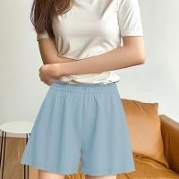 ราคา Closet Crush กางเกงขาสั้น เอวยางยืด สีดำ สีน้ำเงิน สีน้ำตาลอ่อน สีฟ้า สีเทา (22930079460)