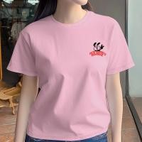 ราคา Closet Crush เสื้อยืดคอกลมแขนสั้น สกรีนลายการ์ตูนด้านหน้า สีขาว สีเทา สีกากี สีชมพู สีฟ้า (22931472238)