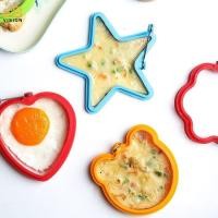 ราคา Vision 2Pcsซิลิโคนไข่เจียวในครัวเรือนอาหารเช้าไข่แหวนมือจับปรับได้Creative Fried Eggและอุปกรณ์ทำแพนเค้กNonแม่พิมพ์เครื่องครัวDIY (4423288825)