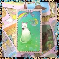 ราคา ไพ่ทาโรต์ Cattitude ขนาด10 3X6Cm สำรับไพ่ทาโรต์79 การ์ดทำนาย ไพ่ทาโรต์แมวน่ารัก ไพ่ยิปซี ไพ่ออราเคิล ไพ่ยิบซี ไพ่ทาโร่ ไพ่ดูดวง Cat Tarot Card (16636089139)