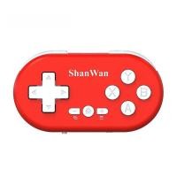 ราคา ShanWan Mini คอนโทรลเลอร์เกมไร้สายบลูทูธแบบพกพา Q36XDV Collectible Slim Dual Play เข้ากันได้กับ Android และ Apple (22938986934)