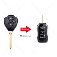ราคา Toyota ดัดแปลงพับกรอบกุญแจสําหรับ Toyota Vios Yaris Vitz Commuter Vios PH Vigo Innova Fortuner Key Shell (22626836235)
