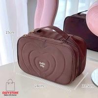 ราคา EAZY กระเป๋าเครื่องสำอาง Hello Trip กระเป๋าอเนกประสงค์ ชมพูบาร์บี้ สดใส น่ารัก พกพา แบบฉ่ำ รุ่นปี2024 (21677430635)