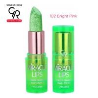 ราคา New Golden Rose GR Miracle Lips pH Color Changing Jelly Lipstick โกลเด้น โรส ลิปเปลี่ยนสี เนื้อเจลลี่ เบาสบายปาก (21187074071)