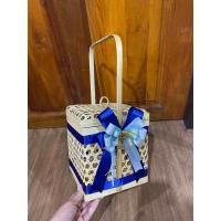 ราคา ชะลอมสานไม้ไผ่่ ทรงปิ่นโตสี่เหลี่ยม ขนาด7นิ้ว (21707460038)