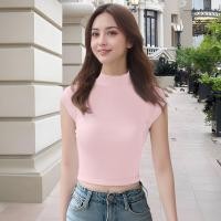 ราคา Closet Crush เสื้อยืดแขนสั้นคอเต่า สีขาว สีชมพู สีฟ้า สีดำ สีเทา (22929741948)