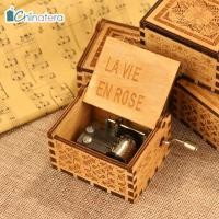 ราคา Chinatera ไม้โบราณกล่องดนตรี VINTAGE Hand Cranked Musical Case โบราณเครื่องประดับ (575712911)