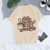 ราคา Men Women แฟชั่นสำหรับผู้หญิง I Am Busy T เสื้อ Pusheen แมว Harajuku การ์ตูนเสื้อยืด Kawaii Cat Tshirt Kawaii Graphic ตลก Tops Tees หญิง90S (21594956699)