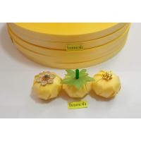 ราคา ริบบิ้นกากเพชรทึบละเอียดสีเหลือง ริบบิ้นกากเพชรเบอร์2ม้วนใหญ่ ริบบิ้นพับเหรียญโปรยทานทำงานฝีมือdiyศิลป (22193574346)