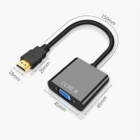 ราคา 1080P HDMI to VGA Converter CableAdapter HDMI to VGA cable black (23089136902)