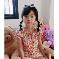 ราคา เสื้อลายดอกสงกรานต์เด็ก พร้อมส่ง ทรงแขนตุ๊กตาน่ารักมาก (21625893762)