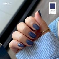 ราคา สีทาเล็บกึ่งเจล สีเล็บ U DELI U 701 ยาทาเล็บ สีกากเพชร Classic Blue Vegan Nail Polish สีน้ำเงิน สีเล็บกลิตเตอร์ ไม่อบ Pigmetแน่น สีสวย ไร้กลิ่นฉุน (16629562979)