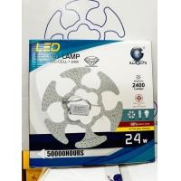 ราคา IWACHI แผ่นชิป แผ่นแม่เหล็ก LED โคมเพดาน LED 24 วัตต์ ติดตั้งง่ายพร้อมแม่เหล็ก ใช้แทนหลอดนีออนกลม 32W ราคาส่ง 99 (21510121231)