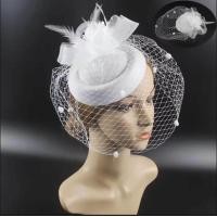 ราคา HE1SHANE ผู้หญิง ย้อนยุค ดอกไม้ ตาข่าย Sinamay ขนนก กิ๊บติดผม หมวก fascinators ที่คาดผม หมวก fedoras (22432745130)