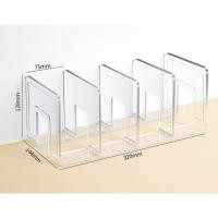 ราคา ที่กั้นหนังสือ ที่ใส่หนังสืออะคริลิค 4ช่อง ที่ตั้งหนังสือ ที่เรียงหนังสือ ฉากกั้นหนังสือ สำหรับตกแต่งบ้าน (21909514090)