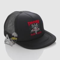ราคา หมวก Snapback Jaring Distro snapback Trucker Hat THRASHER DEATH MATCH Hat โลโก้ล่าสุด PREMIUM QUALITY (22843876599)