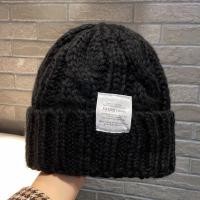 ราคา W0138 หมวกบีนนี่ไหมพรม ปักป้ายอักษร ลายเปียใหญ่ ยืดได้เยอะ กันหนาวเนื้อหนานุ่ม สไตล์เกาหลี (21543678072)