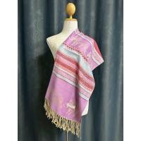 ราคา ผ้าพันคอ ผ้าคลุมไหล่ ลายช้าง (22578064480)