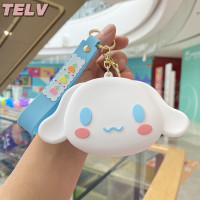 ราคา TELV กระเป๋าสตางค์ซิลิโคนลายน่ารักๆ Sanrio Hello Kitty Kuromi (22569616910)