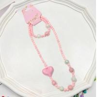 ราคา เช็ต 2ชิ้น สร้อยคอ เครื่องประดับเด็ก กำไลแขน สำหรับเด็ก หลากหลายแบบ การ์ตูนน่ารักๆ พร้อมส่งในไทย (22950711786)