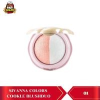 ราคา ซิเวนน่า คัลเลอร์ส คุกกี้ บรัช ดูโอ Sivanna Colors cookle blushduo 1pcs (22539427831)