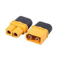 ราคา Amass ขั้วต่อแบตเตอรี่ XT60 XT90 บทอง 1 คู่ ผู้ เมีย มีฝาปิด ปลั๊ก Connectors XT60 (22609112017)