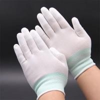 ราคา Electric Appliance Shope ถุงมือป้องกันไฟฟ้าสถิตย์ ESD Electronic working gloves PU นิ้ว PC antiskid for Garden (22826785990)