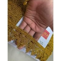 ราคา เทปทองตกแต่ง เทปดิ้นทองลูกไม้ชายครุย ชายครุยริบบิ้นตกแต่ง ริบบิ้นปอมปอม เทปพู่ เทปตกแต่ง ประดับพู่ ลูกไม้ระบาย ขายเป็นเมตร (10580616930)