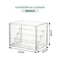 ราคา FUFUDOT ตู้โชว์ตุ๊กตา กล่องฟิกเกอร์ ตู้ใส่โมเดล กล่องโชว์ตุ๊กตา กล่องโมเดล 3 ชั้น BB26 (22684646657)