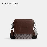 ราคา COACH กระเป๋าสะพายข้างผู้ชายรุ่น Lucas Crossbody In Signature Jacquard CO915 SVS8S สีน้ำตาล (22821186416)